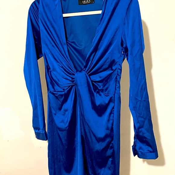 Party Blue Dress - Picture 2 of 2